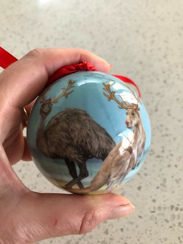 Christmas baubles Australian Animals Birds Xmas hanging decorations Gift Box - Picture 18 of 22