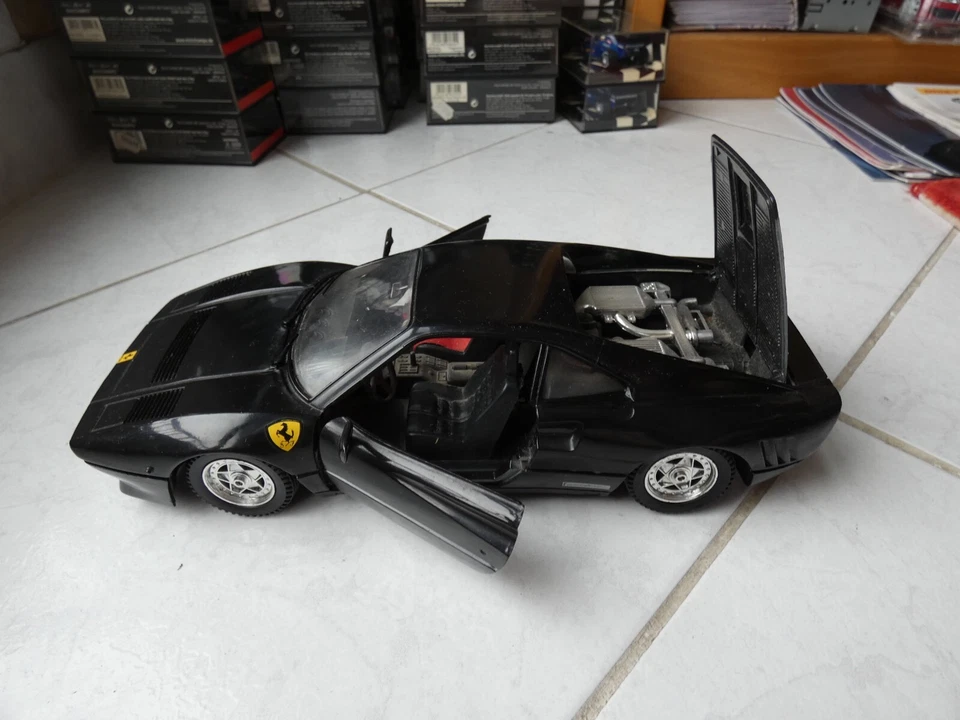 Ferrari Gto Nero 1/16 Polistil Tonka - Immagine 4 di 4