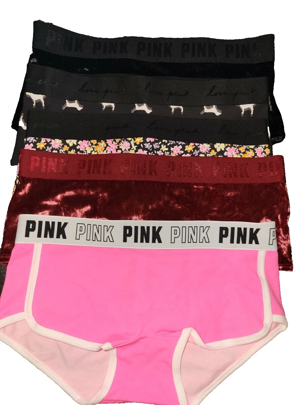 PINK Animal Print Regular Size Panties for Women