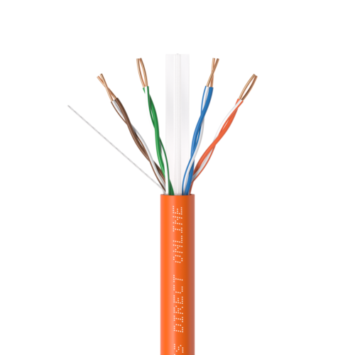 500/ 1000ft CAT6 Cable 23AWG Bulk Solid Network Wire White Blue Gray Black Green - Picture 32 of 37