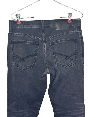 BKE Damen Jeans Alec Straight Leg Stretch Distressed Dark Wash Denim Schwarz 28 - Bild 9 von 10