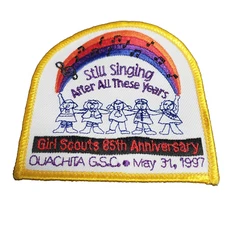 Girl Scout Patch 85th Anniverdary Oachita 1997 GSA Scouting Scouts