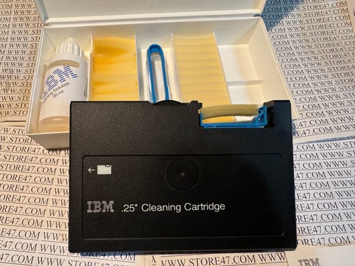 Kit de cartucho de limpieza de unidad de cinta IBM .25" 1/4" 16G8572 NUEVO DE COLECCIÓN - Imagen 3 de 5