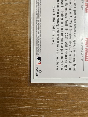 Aggiornamento Topps 2021 Shohei Ohtani Kohei Arihara #US125 GOLD /2021 serie MLB - Foto 9 di 10