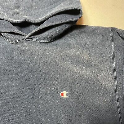 Vintage 80s Champion Reverse Weave Navy Blank Sweatshirt Vintage 80s Champion Reverse Weave Navy Blank Sweatshirt