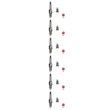6x NGK 97472 Zündkerze für Fiat 500 312 Ford KA RU8 Lancia Ypsilon Alfa Romeo