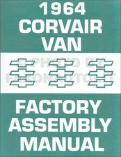1964 Corvair 95 Van And Pickup Assembly Manual Greenbrier Rampside Corvan Chevy
