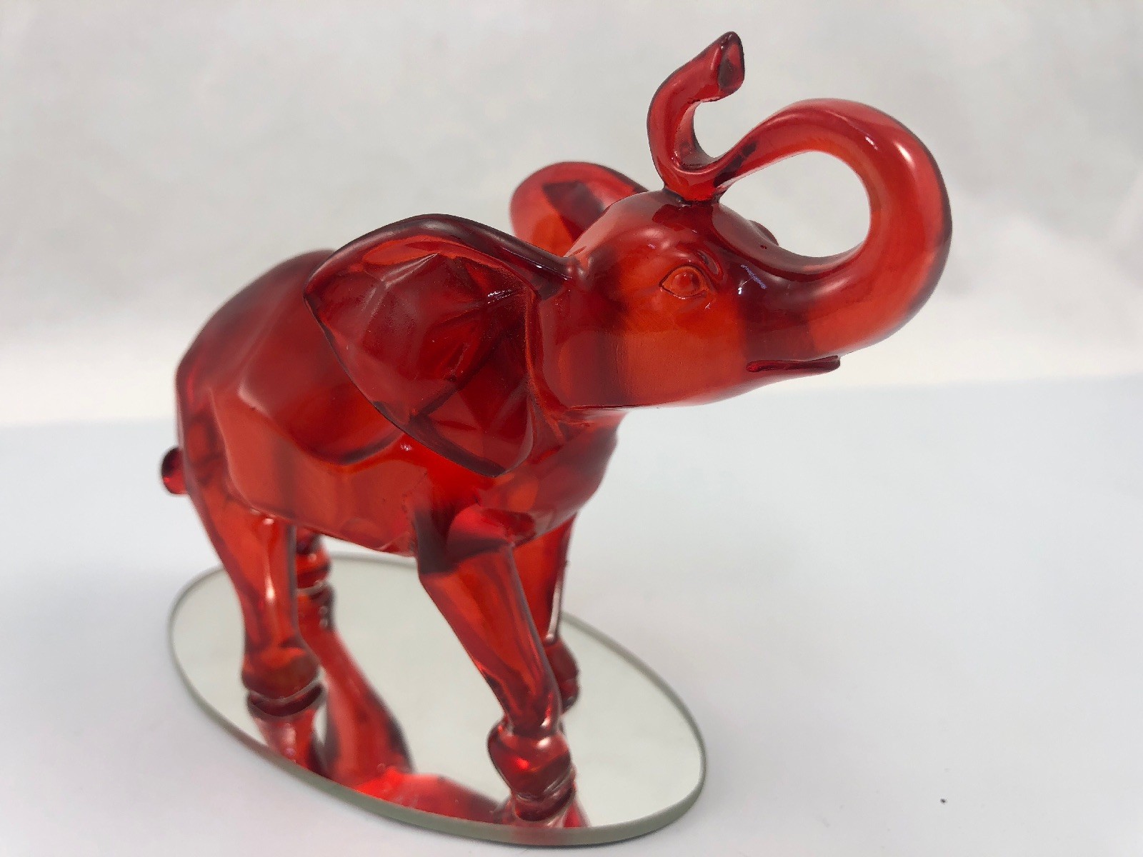 Issue 1 Red Diamond Elephant Figurine Blake Jensen Rare Gem-Inspired Collection