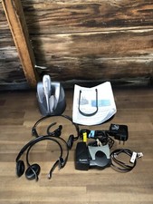 PLANTRONICS CS55 Wireless Office Headset System w/AC Adapter/Ear Pod WORKING