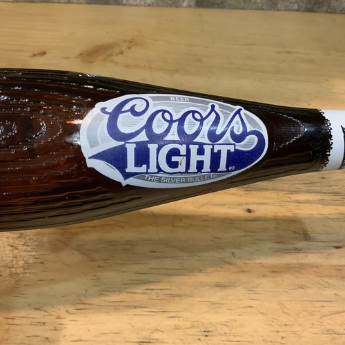 Bottiglia mazza da baseball birra Coors Light vintage edizione limitata 18 oz ~ vuota - Foto 2 di 9