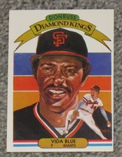 1982 Donruss DK - SAN FRANCISCO GIANTS VIDA BLUE - Nr MINT - FREE SHIPPING
