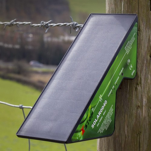 Solar Powered Electric Fence Energiser X-Stop 0040 2 Km Range Full Kit Includes - Picture 9 of 10