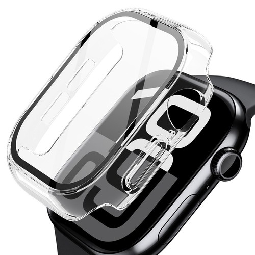 Tempered Glass Screen Protector PC Case Cover For Apple Watch Series 10 46/42mm - Picture 15 of 19