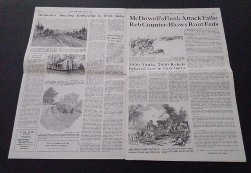 July 22, 1861 Civil War Times REBEL VICTORY AT BULL RUN! Special Supplement 1961 - Picture 6 of 6