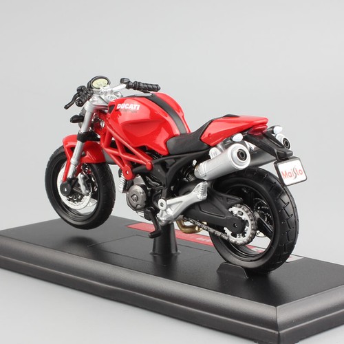 Maisto 1/18 scale Ducati Monster 696 Mostro diecast motorcycle model bike Toys - Picture 10 of 15