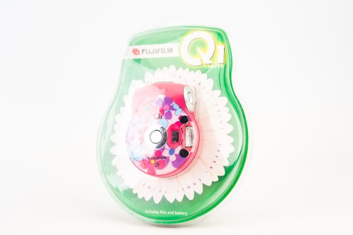 Fujifilm Q1 APS Nexia Film Point & Shoot Camera Pink Flowers SEALED NOS V29 - Picture 2 of 5
