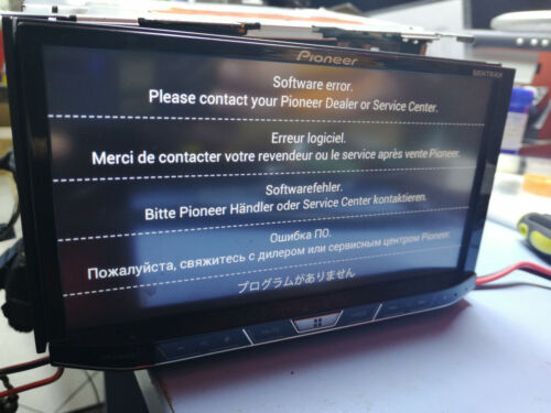 Pioneer AVIC-F980BT Software Error FIX Service SD card | eBay