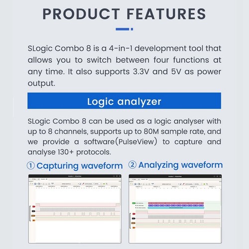SLogic Combo 8 Slogic Analysator DAPLink CKLink Debugger Tool CKLink Debugg3588- - Bild 9 von 11