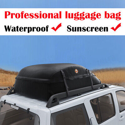 Soft Waterproof Luggage Travel Universal Car Top Roof Rack Carrier Bag Storage