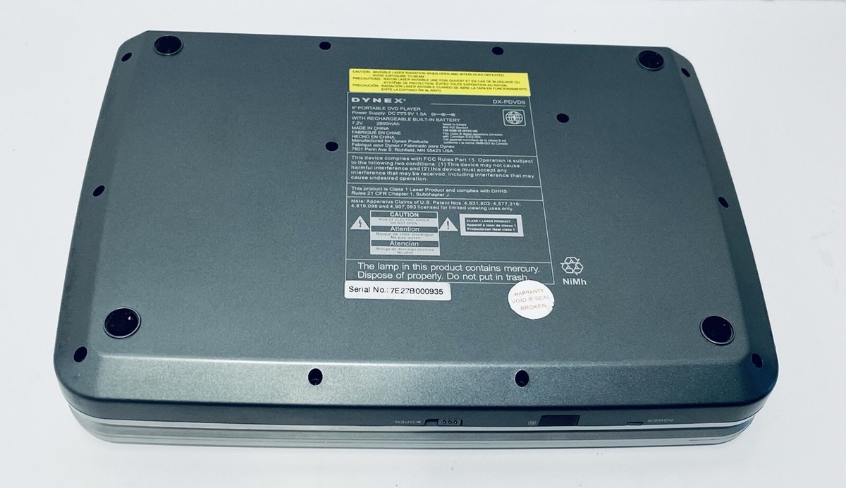 Dynex DX-PDVD9 Portable DVD Player (9