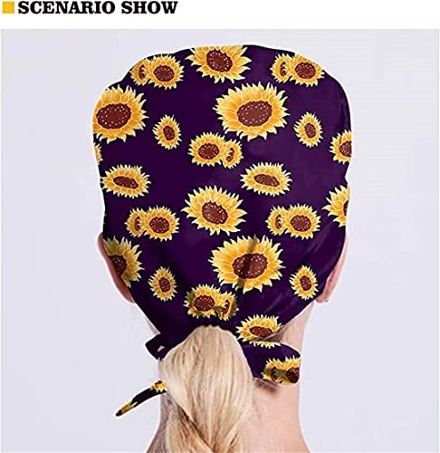 Working Cap with Sweatband Adjustable Bouffant Hat Cap One Size Cool Shark - Bild 5 von 6