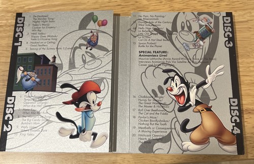Animaniacs: Volume 1 (DVD) Pre-Owned, Very Good 5-Disc Set With Slipcase - Picture 3 of 4