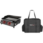Royal Gourmet 18-Inch 2-Burner Propane Gas Grill Griddle and 21-Inch Portable.