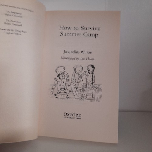 "HOW TO SURVIVE SUMMER CAMP - Wilson, Jacqueline. Illus. by Heap, Sue N1 - Imagen 6 de 10