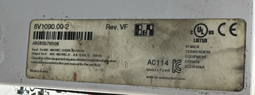 Servoaccionamiento ACOPOS 8V1090.00-2 - Imagen 2 de 2