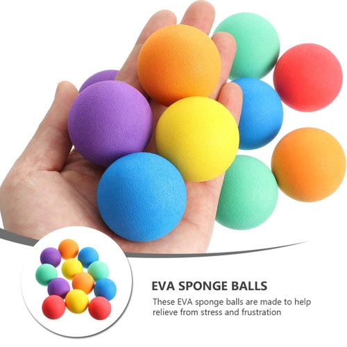 24 Pcs Soft Lightweight Balls Indoor for Kids Eva Sponge Toys Child - Picture 9 of 12