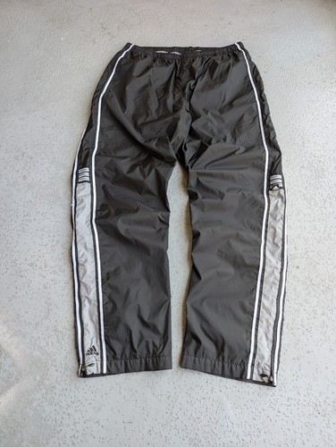Vintage Adidas Trainingshose Baggy Gr. M Herren Schwarz Nylon Y2K Hip Hop - Bild 8 von 11