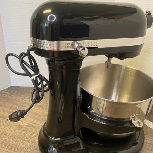 KitchenAid KSM7586P Pro Line 7qt Bowl-Lift Stand Mixer -RARE DC Motor - Onyx Blk - Picture 5 of 13