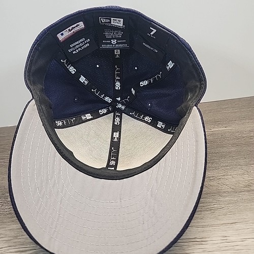 Detroit Tigers Hat Cap Fitted 7 Blue New Era Flag 4th July Stars Stripes MLB - Picture 7 of 9