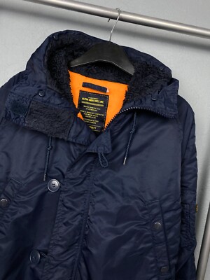 ジャケット・アウター ALPHA INDUSTRIES 50th N-3B vintage Alpha Industries N3B Vintage Mens Parka Jacket Size XL | eBay