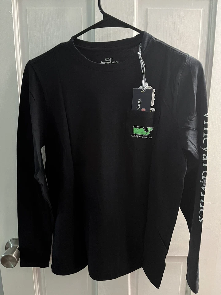 Camisa L/S Vineyard Vines Boys Brilla en la Oscuridad Frankenstein Ballena Talla XL 18 NUEVA CON ETIQUETAS Foto 2 de 4