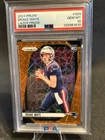 2024 Prizm Drake Maye Orange Lazer PSA 10 Rookie