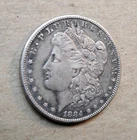 1884 S Morgan Silver Dollar