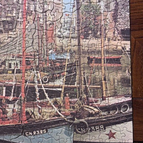 Vintage Tuco Elite Bilderpuzzle Frankreich Honfleur Hafen 500 DREIFACH DICK Stck. KOMPLETT - Bild 7 von 21