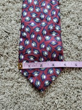 Christian Dior Monsieur SILK Red Blue Green Purple Geometric Neck Tie