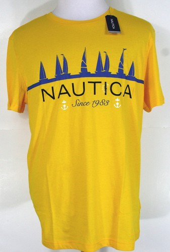 Nautica T-Shirt Graphic on front Crew Neck Short Sleeve all size - Picture 92 of 135