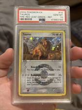 Pokemon PSA 10 GEM MINT Tauros 16/112 EX FireRed & LeafGreen Reverse Holo 2004