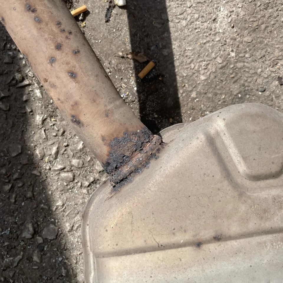 AUDI Q5 S LINE TDI Quattro escape sección central trasero y silenciador 8R0253611H Foto 4 de 4