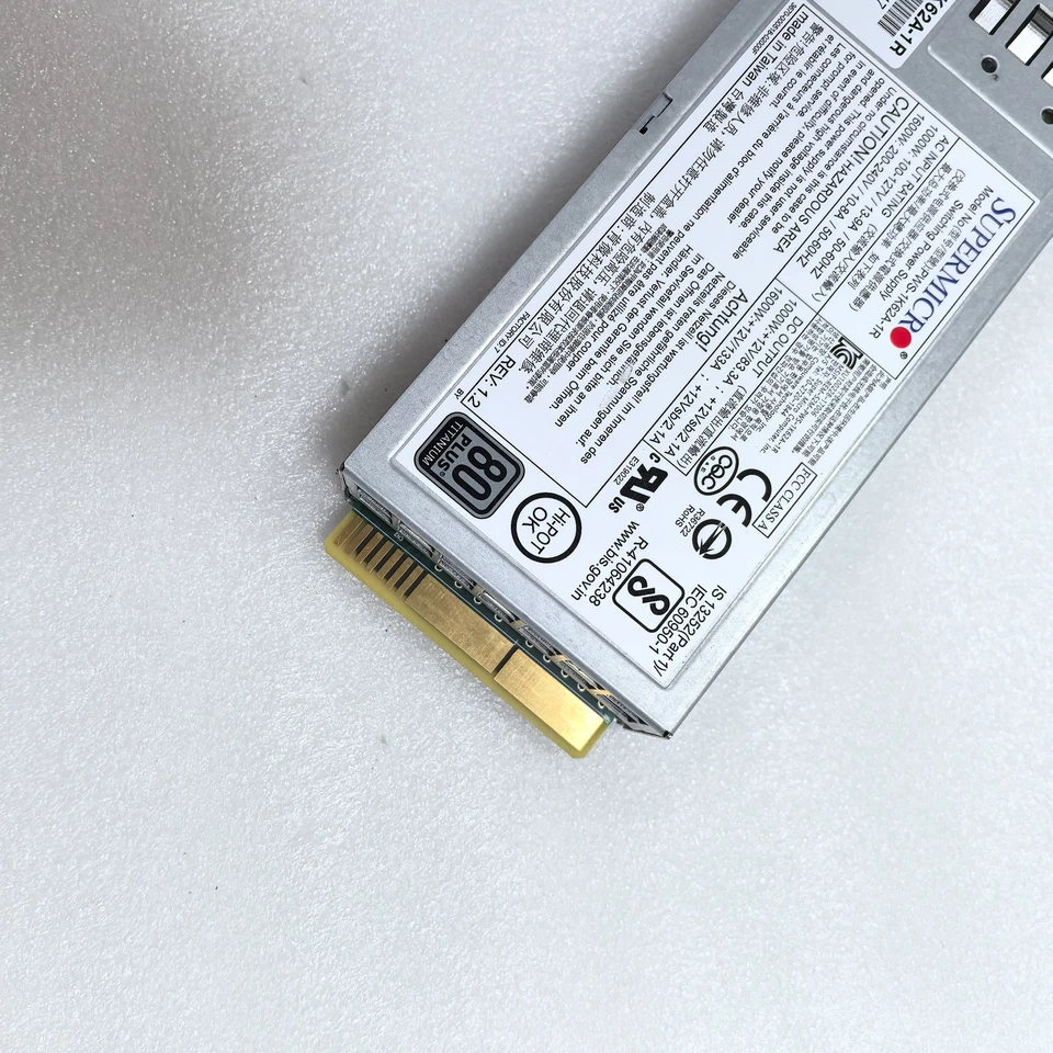 SuperMicro PWS-1K62A-1R PWS-1K02A-1R hot-swappable power supply 1000W 1600W - Image 4 of 4