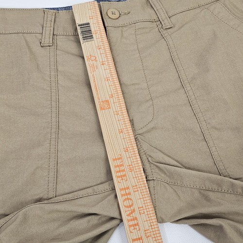 Męskie spodenki cargo Mutual Weave rozmiar 34 khaki 100% bawełna casual outdoor kieszenie - Zdjęcie 5 z 12
