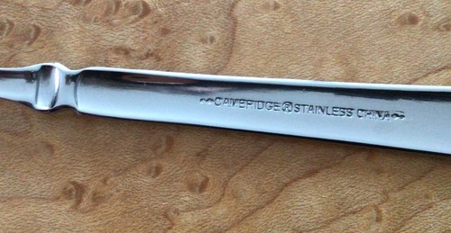 Cambridge Silberbesteck Besteck Record Edelstahl glänzend 7 Salatgabeln neu im Karton - Bild 5 von 5