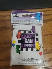 100 Extra Large Clear Board Game Card Sleeves 100x65mm Arcane Tinman AT-10407