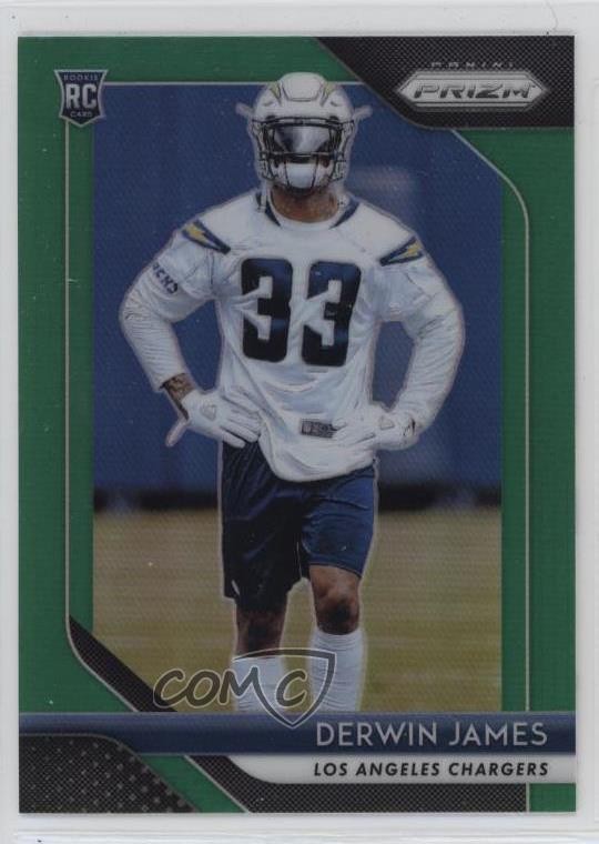 2018 Panini Prizm Rookie Green Prizm Derwin James #248 Rookie RC