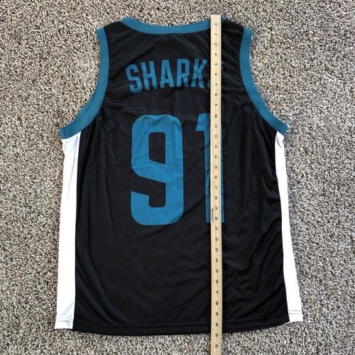 Maglia San Jose Sharks Warriors Uomo XL Mashup Basket Stadio Promo Omaggio - Foto 5 di 6