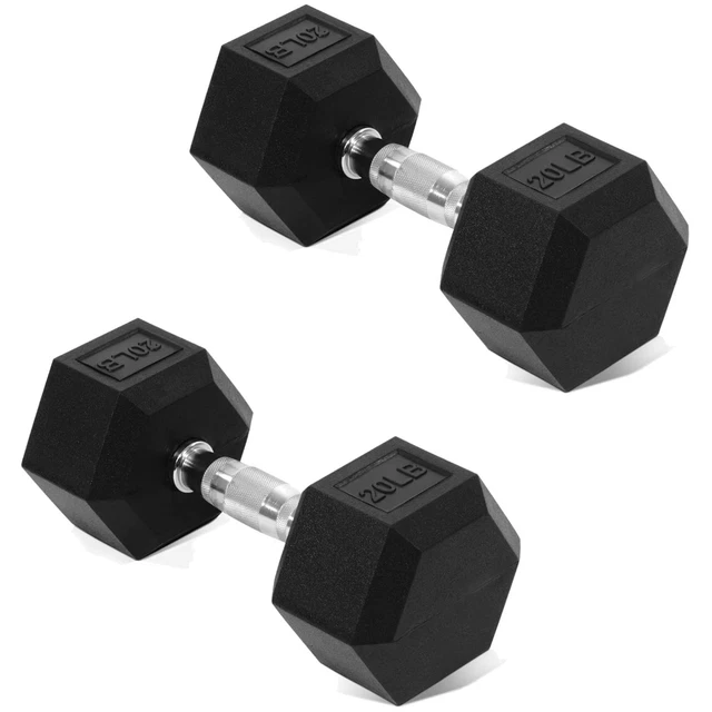 Workout Hex Dumbbells 5-50 LB Pair
