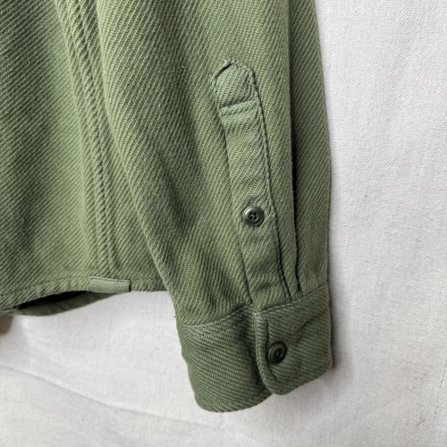 Camisa Manta OUTERKNOWN Para Hombre Grande Verde Pesada Franela - Imagen 5 de 8